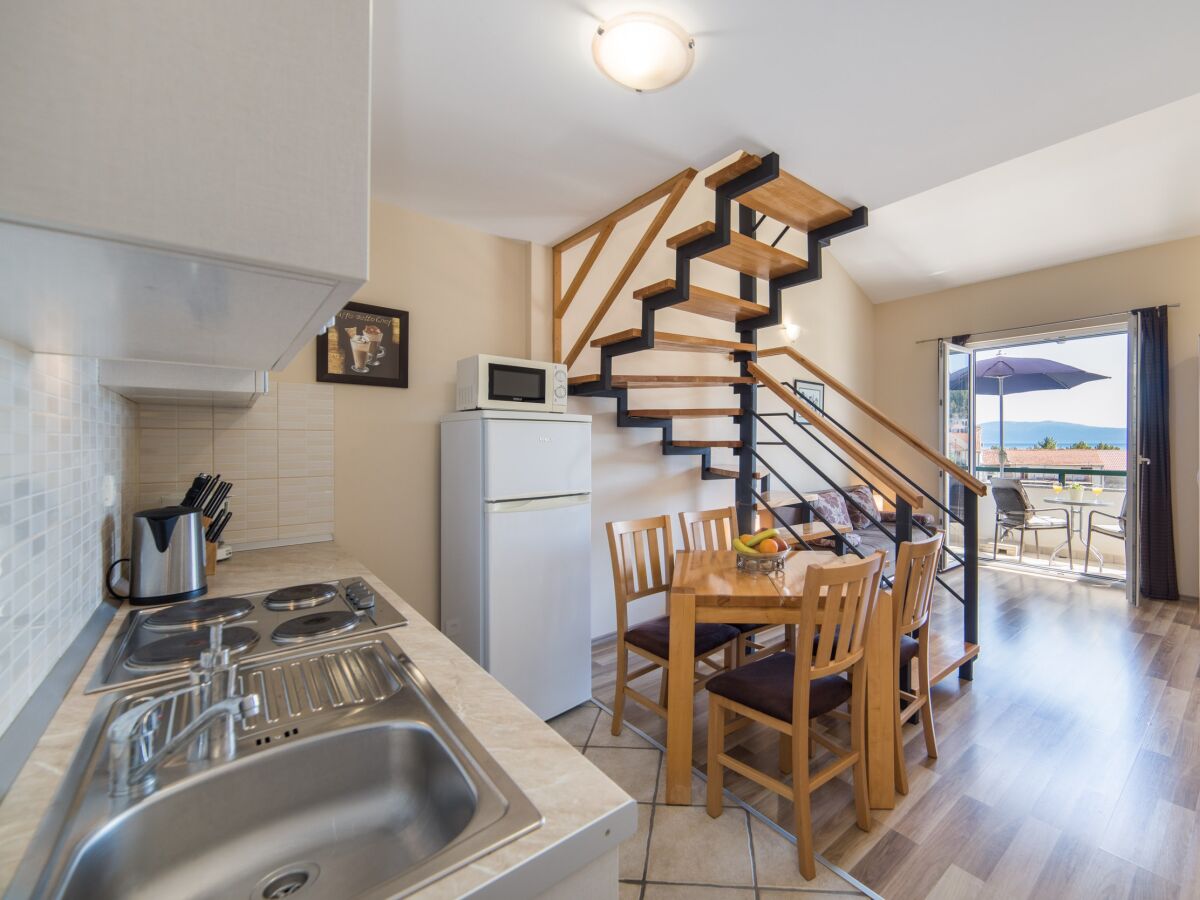 Apartment Studio flat with balcony and sea view Drvenik Donja vala, Makarska AS-9654-b