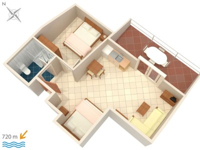 Apartment One bedroom apartment with terrace Rovinj A-9702-a - Outdoor photo 32