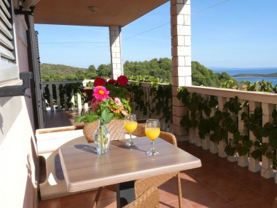 Apartment One bedroom apartment with terrace and sea view Rukavac, Vis A-8839-b - Outdoor photo 36