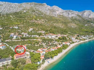 Apartment One bedroom apartment with balcony and sea view Podaca, Makarska A-9712-a - Outdoor photo 6