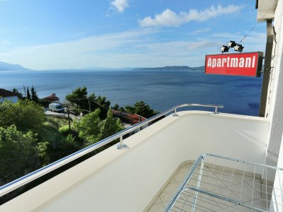 Apartment Two bedroom apartment with terrace and sea view Pisak, Omiš A-10323-c - Outdoor photo 24
