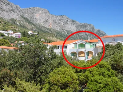 Apartment One bedroom apartment with balcony and sea view Podaca, Makarska A-11274-b - Outdoor photo 2