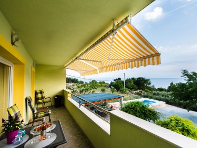 Apartment Three bedroom apartment with balcony and sea view Podstrana, Split A-13393-b - Outdoor photo 40