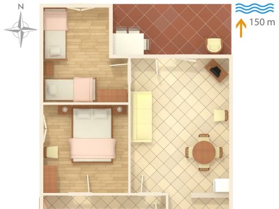 Holiday house Four-bedroom house with terrace Okrug Donji, Čiovo K-2403 - Outdoor photo 69