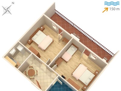 Holiday house Four-bedroom house with terrace Okrug Donji, Čiovo K-2403 - Outdoor photo 70