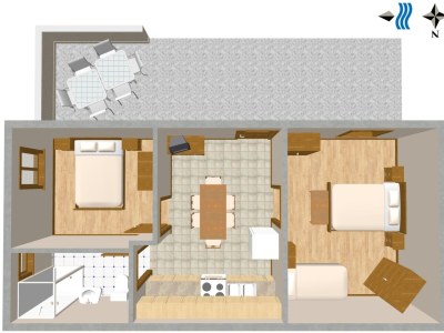 Apartment Two bedroom apartment with terrace and sea view Mali Lošinj, Lošinj A-2500-a - Outdoor photo 15