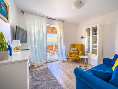 Apartment One bedroom apartment with terrace and sea view Medvinjak, Korčula A-4439-a - Outdoor photo 16