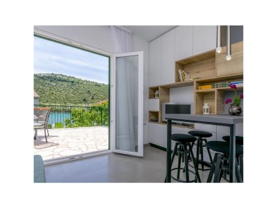 Holiday house Four-bedroom house with terrace and sea view Stupin Čeline, Rogoznica K-6096 - Outdoor photo 9