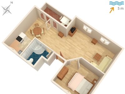 Apartment One bedroom apartment near beach Mali Iž, Iž A-6163-b - Outdoor photo 25