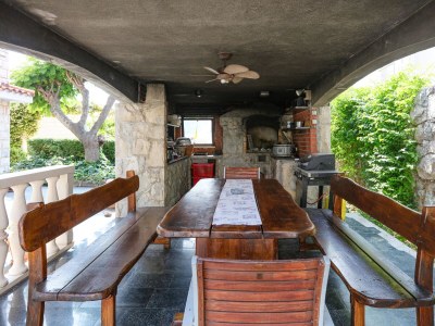 Holiday house Comfortable and spacious house near beach Rogoznica K-6226 - Outdoor photo 16