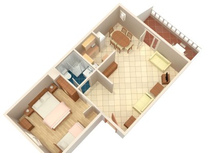 Apartment One bedroom apartment near beach Podgora, Makarska A-6713-a - Outdoor photo 23