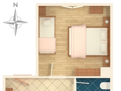 Apartment One bedroom apartment near beach Podgora, Makarska A-6713-a - Outdoor photo 24