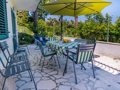 Apartment Three bedroom apartment with terrace and sea view Lovran, Opatija A-7837-a - Outdoor photo 96