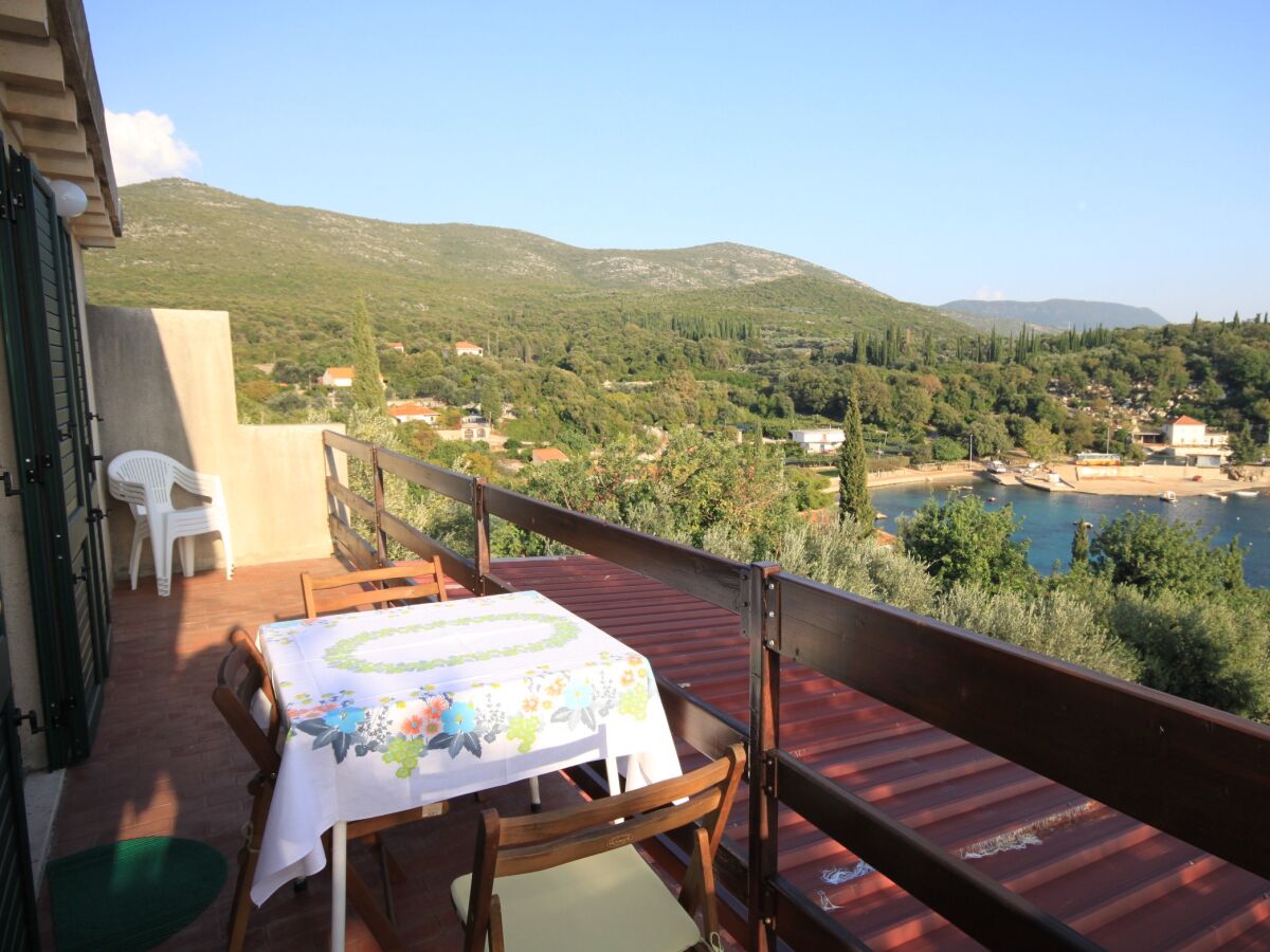 Apartment One bedroom apartment with balcony and sea view Molunat, Dubrovnik A-8550-a