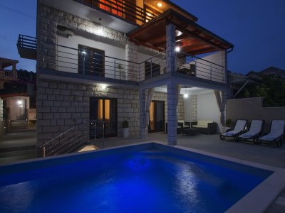 Holiday house Comfortable and spacious house with terrace and sea view Brna, Korčula K-13943 - Outdoor photo 6