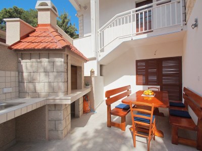 Holiday house Comfortable and spacious house with terrace and sea view Brna, Korčula K-13943 - Outdoor photo 11