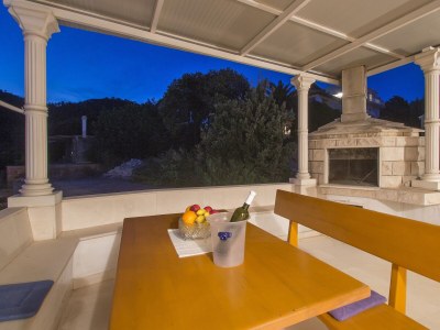 Holiday house Comfortable and spacious house with terrace and sea view Brna, Korčula K-13943 - Outdoor photo 43