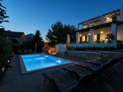 Holiday house Four-bedroom house with terrace and sea view Ražanj, Rogoznica K-13738 - Outdoor photo 5