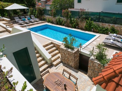 Holiday house Four-bedroom house with terrace and sea view Ražanj, Rogoznica K-13738 - Outdoor photo 9