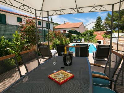 Holiday house Four-bedroom house with terrace and sea view Ražanj, Rogoznica K-13738 - Outdoor photo 11