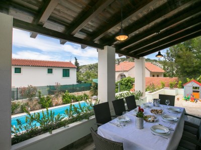 Holiday house Four-bedroom house with terrace and sea view Ražanj, Rogoznica K-13738 - Outdoor photo 52