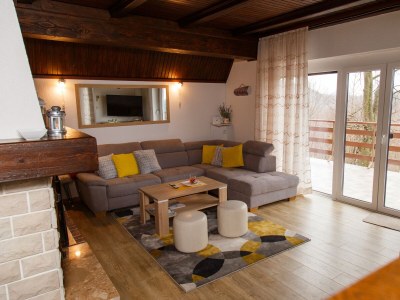 Holiday house Two bedroom house with terrace Zlobin, Gorski kotar K-15452 - Outdoor photo 9