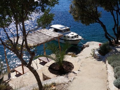 Holiday house Two bedroom house near beach Cove Špiljice, Brač K-17031 - Outdoor photo 7