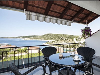 Apartment Two bedroom apartment with terrace and sea view Kanica, Rogoznica A-18134-a - Outdoor photo 12