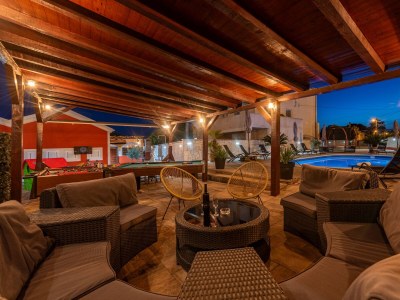 Villa Comfortable and spacious house with terrace and sea view Turanj, Biograd K-18274 - Outdoor photo 9