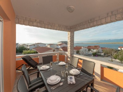 Apartment Two bedroom apartment with balcony and sea view Vir A-18546-c - Outdoor photo 17