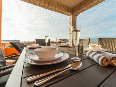 Apartment Two bedroom apartment with balcony and sea view Vir A-18546-c - Outdoor photo 18