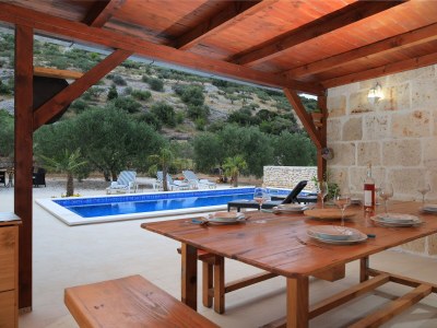 Holiday house Three bedroom house with terrace Postira, Brač K-19563 - Outdoor photo 47