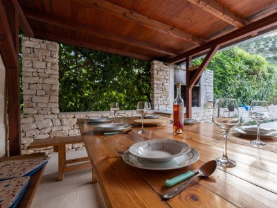 Holiday house Three bedroom house with terrace Postira, Brač K-19563 - Outdoor photo 48