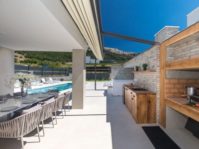 Villa Four-bedroom house with terrace Baška, Krk K-19671 - Outdoor photo 6