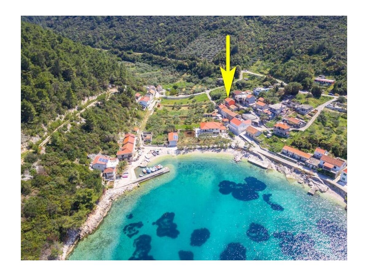 Holiday house Three bedroom house with terrace and sea view Cove Babina, Korčula K-19712