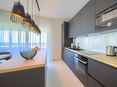 Apartment Three bedroom apartment with terrace and sea view Malinska, Krk A-20470-a - Outdoor photo 8