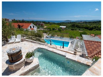 Holiday house Comfortable and spacious house with terrace and sea view Orebić, Pelješac K-20612 - Outdoor photo 4