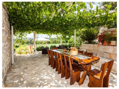 Holiday house Comfortable and spacious house with terrace and sea view Orebić, Pelješac K-20612 - Outdoor photo 6
