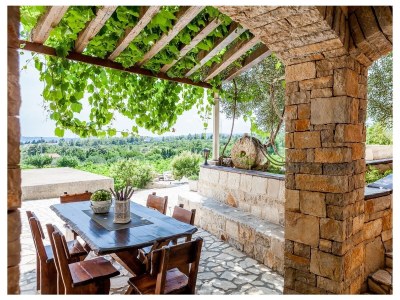 Holiday house Comfortable and spacious house with terrace and sea view Orebić, Pelješac K-20612 - Outdoor photo 12