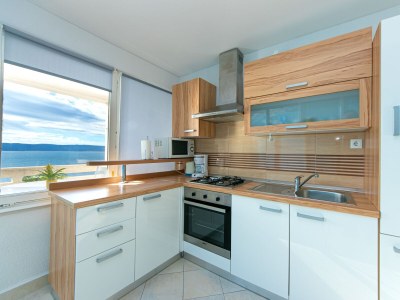 Apartment Two bedroom apartment with terrace and sea view Brela, Makarska A-20223-a - Outdoor photo 11