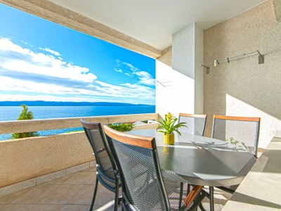 Apartment Two bedroom apartment with terrace and sea view Brela, Makarska A-20223-a - Outdoor photo 27