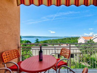 Apartment One bedroom apartment with balcony and sea view Dramalj, Crikvenica A-20803-a - Outdoor photo 16