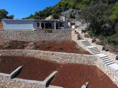 Apartment Studio flat with terrace Cove Medvidina, Hvar AS-22019-a - Outdoor photo 4