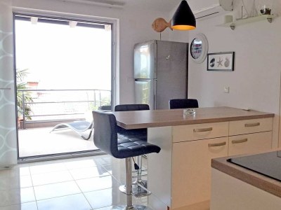 Apartment One bedroom apartment with terrace and sea view Njivice, Krk A-21767-a - Outdoor photo 6