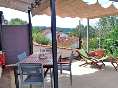Apartment One bedroom apartment with terrace and sea view Njivice, Krk A-21767-a - Outdoor photo 11