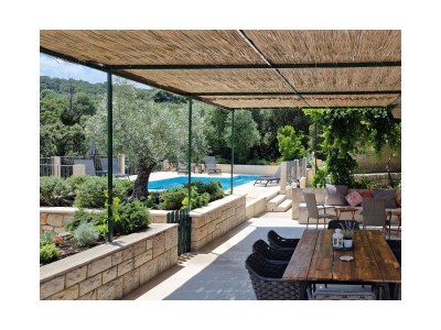 Holiday house Two bedroom house with terrace and sea view Selca, Brač K-22845 in Selca - Holiday house