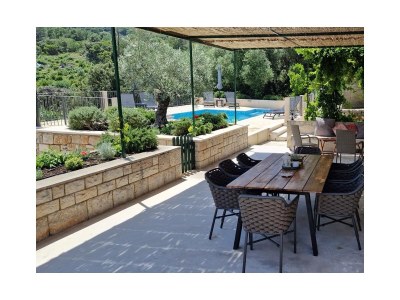 Holiday house Two bedroom house with terrace and sea view Selca, Brač K-22845 - Outdoor photo 24