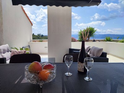 Apartment Three bedroom apartment with terrace and sea view Dugi Rat, Omiš A-23115-a in Dugi Rat - Apartment