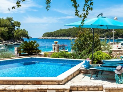 Holiday house Comfortable and spacious house near beach Gršćica, Korčula K-23487 - Outdoor photo 12
