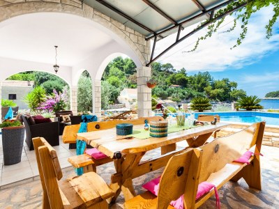 Holiday house Comfortable and spacious house near beach Gršćica, Korčula K-23487 - Outdoor photo 54